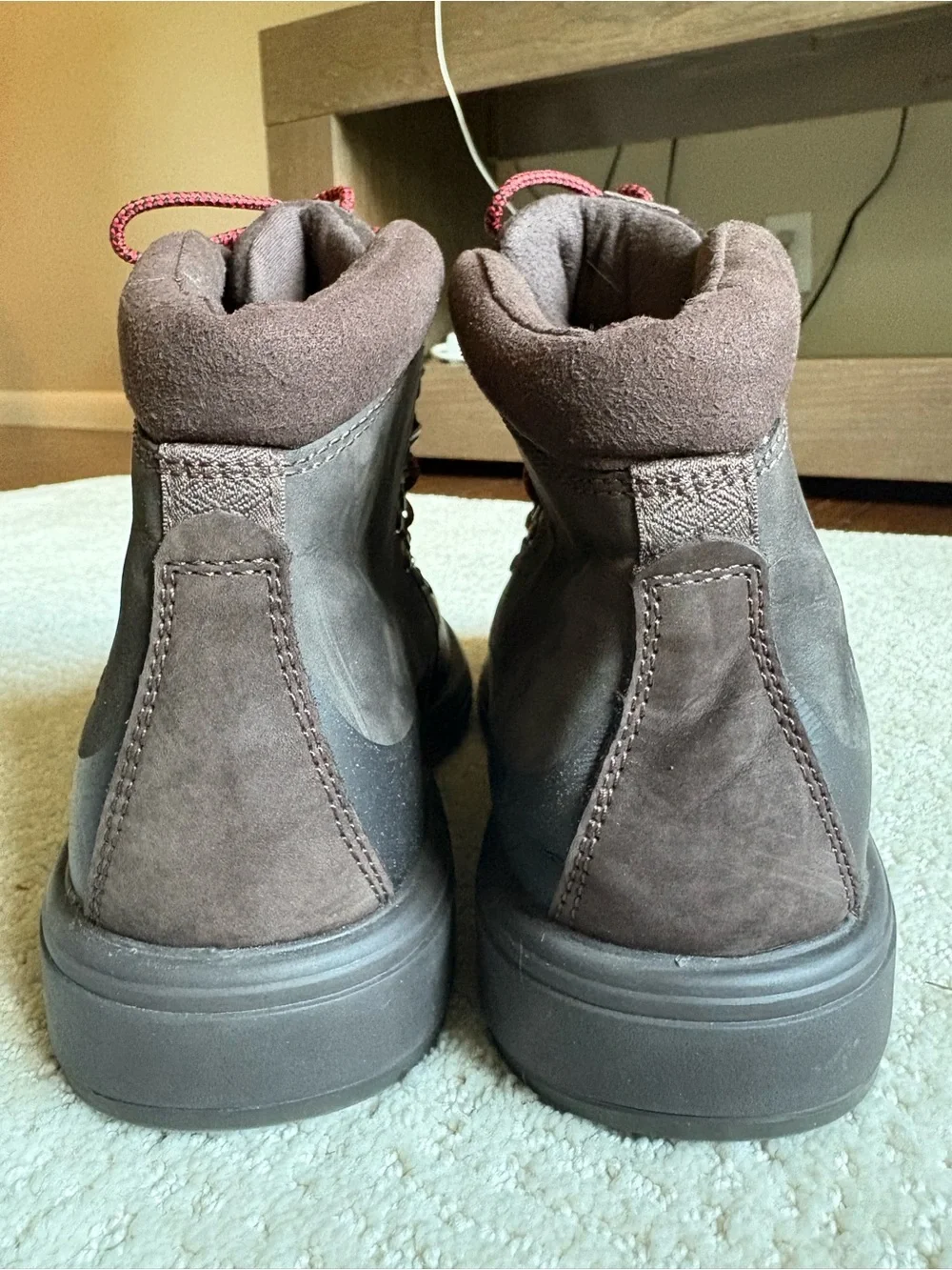 UGG Emmett Duck Boot Waterproof Leather Hiking Snow Boots Brown Size 10